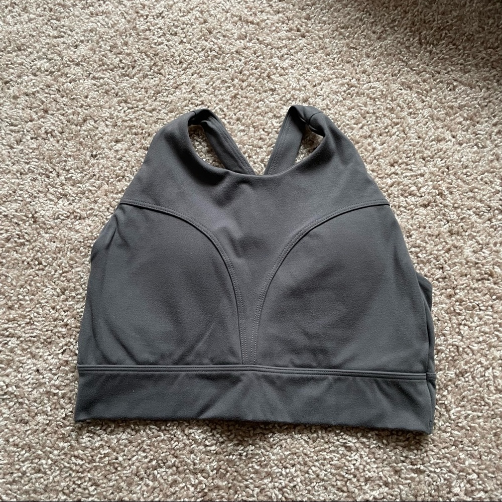Alphalete Dark Grey Sports Bra